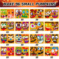 DECYOOL 96 Pieces Halloween Pumpkin Decorating Stickers Mini Pumpkin Face Stickers Make Your Own Small Pumpkin Jack-O-Lantern St