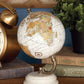 Deco 79 Marble Globe, 5' X 5' X 8', White