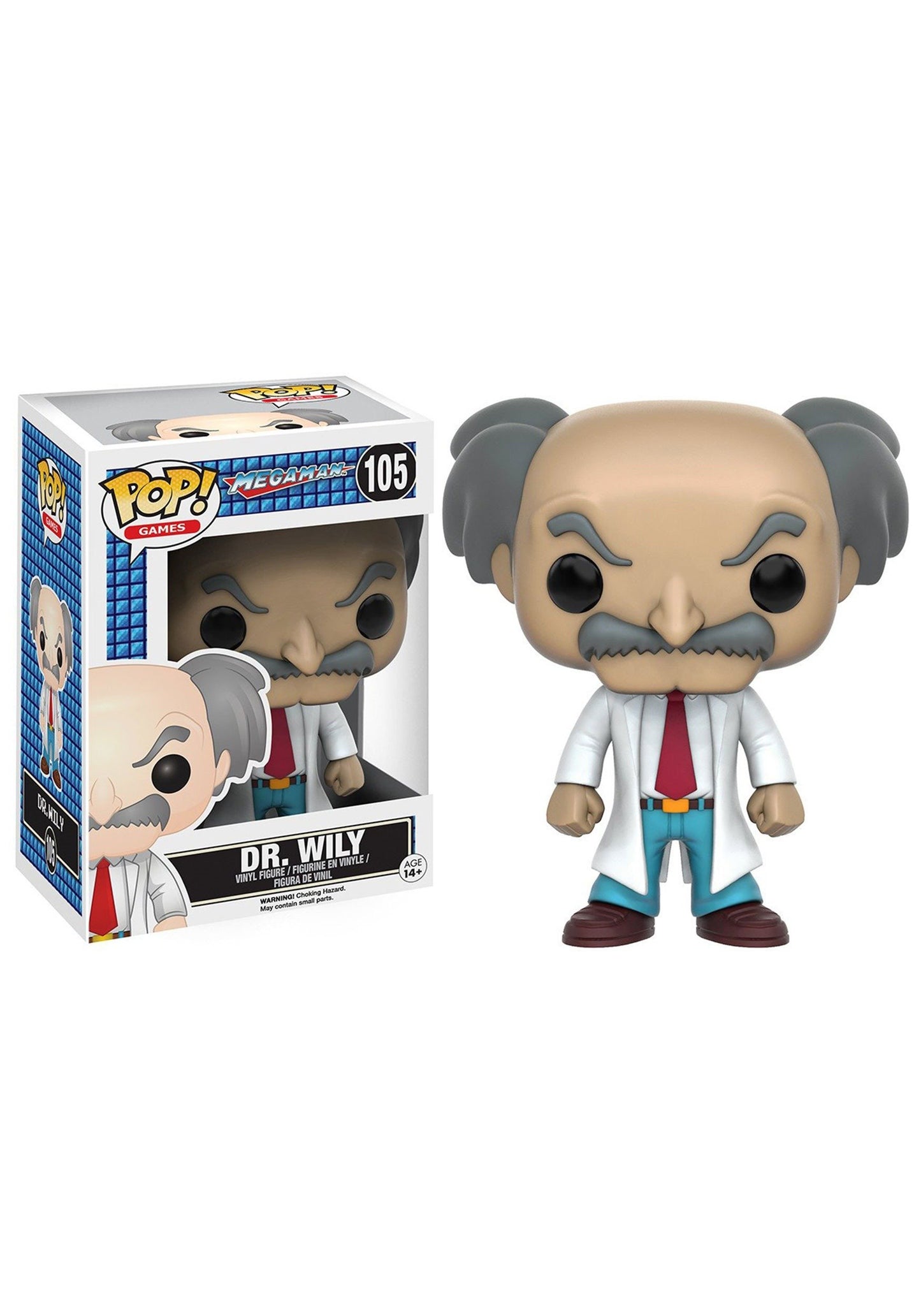 Funko Pop Games: Mega Man - Dr. Wily Action Figure