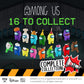Among Us Crewmate Figures | Toys Out Of 16 Collectibles In 1 Box | 8 Among Us Merch Incl. The Peeled And The Clogged | 2 Hidden Impostors | Mini Toys With 5 Add’L Hats