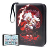 Trading Card Binder for One Piece Card Game 9 Pocket with 50 Sleeves up to 900 Cards One Piece TCG Card Binder Waterproof Card Storage Bag with Sleeves one piece for card Display Case