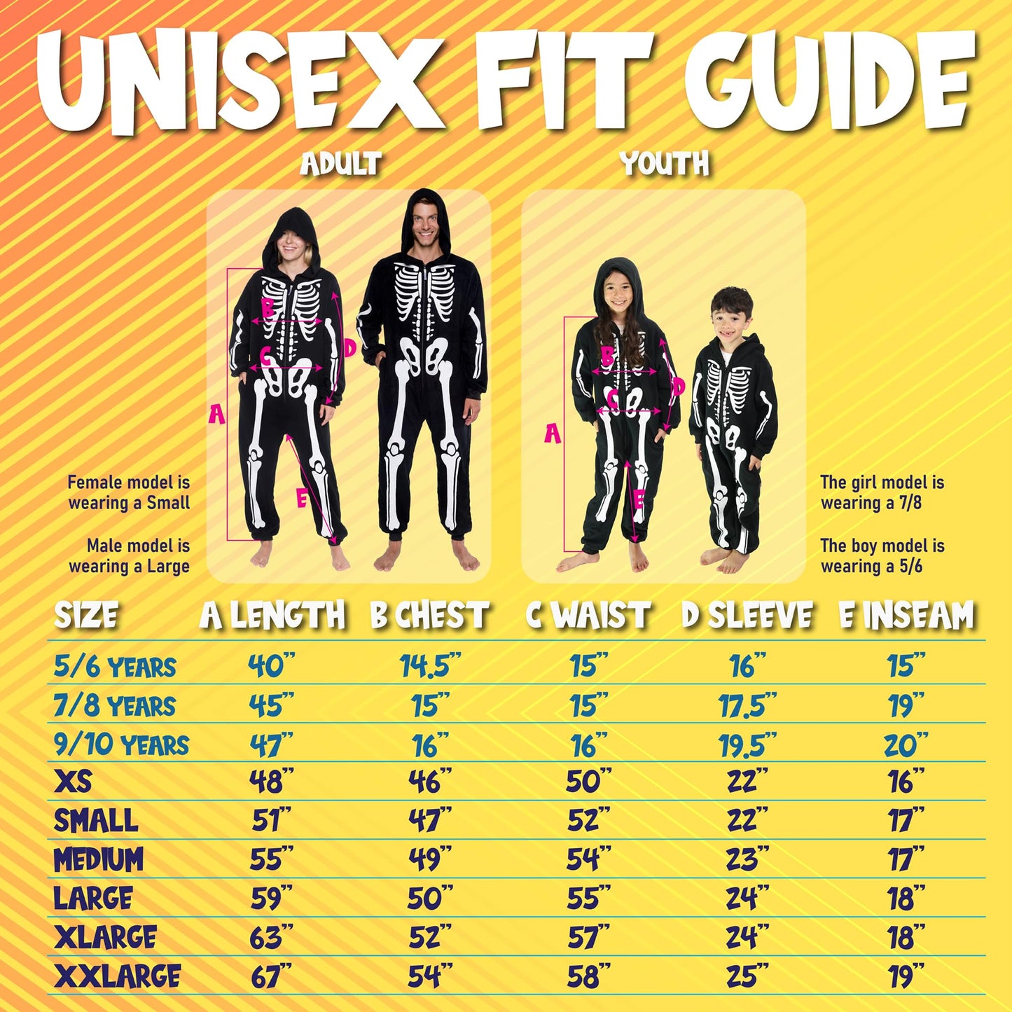 Funziez! Polyester Costume (Black/White, 5-6 Y/O)