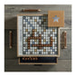 Ws Game Company Scrabble Luxe Maple Edition With Rotating Solid Wood Cabinet