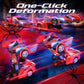 Deerc Spider Rc Car Transform Robot, 2.4Ghz Remote Control Spider Cars For Kids, 1:18 Scale Robot Toy Car W/One-Key Transformati