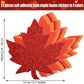 224 Pcs Thanksgiving Fall Foam Leaf Stickers Fall Crafts Self Adhesive Leaf Shape Glitter Sticker Thanksgiving Glitter Foam Sticker For Autumn Party Diy Crafts(Classic Style,Mixed Colors)
