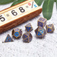 Metal dice Set D&D, 7-Piece Polyhedron DND D20 D12 D10 D8 D6 D4 Dungeons and Dragons Dice Set, Suitable for RPG Game DND dice Se