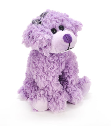 The Petting Zoo Scruffy Dog Plush Toy, Purple 9" Stuffed Animal, Model 413804, Gifts for Girls, Soft Polyester