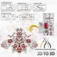 Piececool 3D Puzzles For Adults, Honey Bee 3D Metal Model Kits, Animal Model Building Kit For Stress Relief Insect Themed Fashion Brooch Assembling Diy Crafts