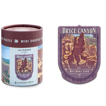 Lantern Press Mini Shaped mature-themed Jigsaw Puzzle  Protect Our National Parks (Bryce Canyon)