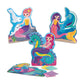 ORB The Factory Sticky Mosaics Mermaids Blue/Yellow/Orange/Purple, 12 x 2 x 10.75