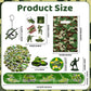 122 PCS Army Party Favors, Military Camo Temporary Tattoos Slap Bracelets Keychains Stickers Badges Goodie Bags Soldiers Figures