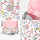 Gagaku Baby Doll Carrier For Kids Stuffed Animal Carrier Reborn Baby Carrier With Adjustable Straps For American Girl Doll Bitty Baby Doll Accessories - Pink (Flowers)