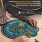 Zenchalet Floral Retro 500 Piece Wooden Jigsaw Puzzle For Adults - Uniquely Shaped Pieces With Durable Wood Construction - Perfect For Birthday Gifts, Game Nights, And Family Presents