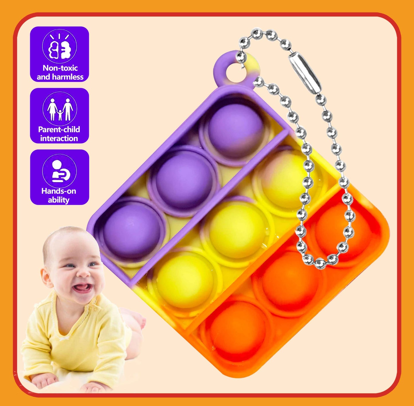 Dopwqaa 200 Pcs Mini Pop Bubble Fidget Toys For Party Favors, Pop Toy Bulk For Party Favor, Classroom Student Prizes Christmas E