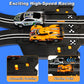 Electric Slot Car Race Track Sets - Race Car Track Sets With 4 High-Speed Slot Cars 1:43 With Headlights, 2 Hand Controllers, Du