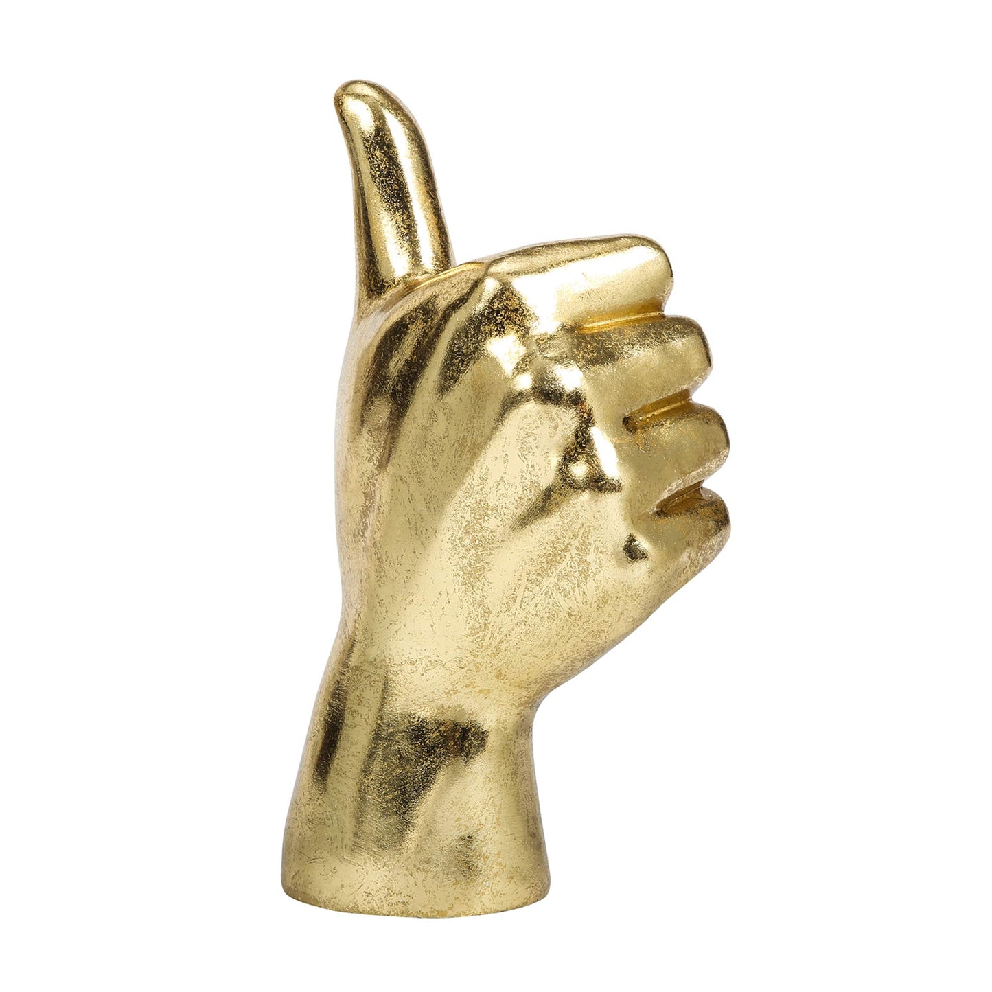 Micdecor Gold Decor Good Job    Thumb Up    Asl Hand Sign, Classic Gesture Hand Sculpture For Christmas New Year Birthday 8.46 I