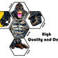 Twcare King Kong: The New Empire, Dinosaur Dragon Attack Action Figure 7” Fight Mode Gorilla Ape Solid Wild Movie Series, Travel Bag