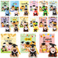 Hollowfly 30 Set Graduation Gifts Mini Stuffed Animals Gift with Cards class of 2025 Stuffed Keychains for Exchange Gifts Gradua