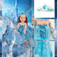 18 Inch Doll Clothes Accessories, 6Pcs Princess Costume Set With Crown Fits For 18 Inch Girl Dolls, Gift For Girl Christmas Birt