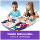 Kinetic Sand Folding Sand Box with 2lbs Play Sand, 7 Molds & Tools, One Size, Sensory Toy for Kids 3+