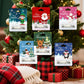 Stranthother 120 Pack Christmas Money Holders Cash Gifts Cards Ornaments Xmas With Plastic Cover Adhesive Pads Winter Holiday Pa