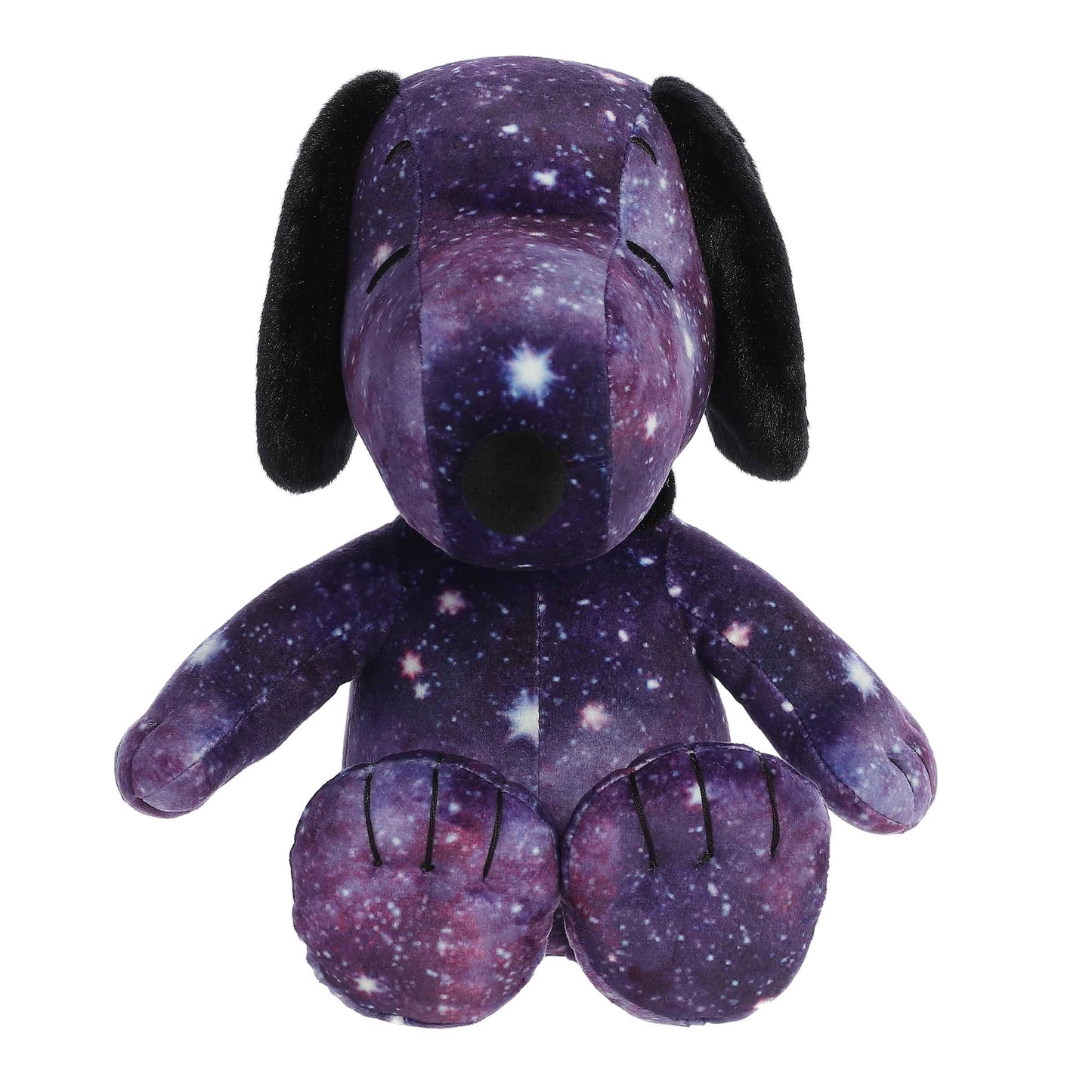 Aurora Timeless Peanuts Spaced Out Snoopy Stuffed Animal, 12" Purple, Polyester, Model 40487, Classic Characters