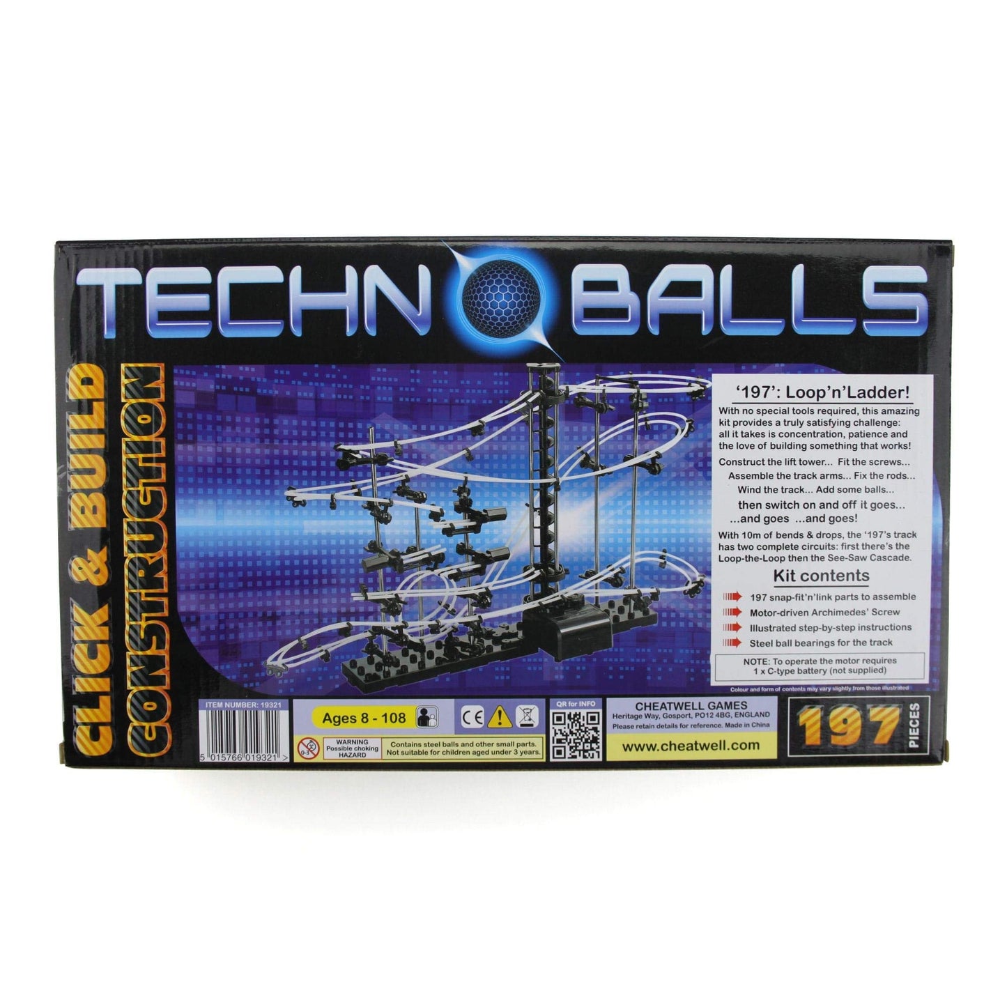 Technoballs 19321 Motorised Marble Run (269Pc)