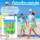 RACPNEL Collapsible Beach Buckets & Beach Toys for Kids, Foldable Sand Bucket and Shovels Set with Mesh Bag & Sand Molds, Silico