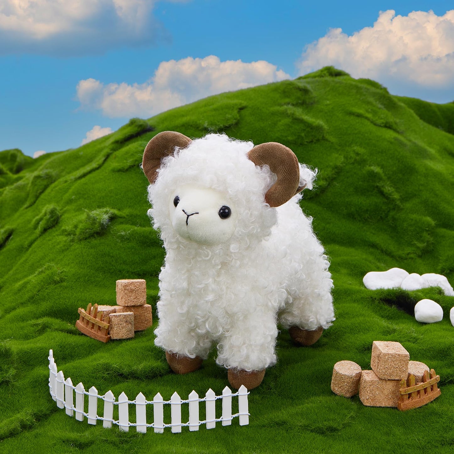 MaoGoLan Stuffed Farm Animal in Bulk Farm Animal Party Favors  6 Pack Plush Toy Bundle for Kids Toddlers Girls Boys Christmas Valentine's Day Easter Birthday Decorations