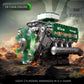 Mould King V8 Engine Model Kit - 2250+ PCS DIY Building Block, 8-Cylinder Combustion Engine for Kids & Adults 14+ Years, Model WX10182-SWR