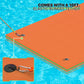 Magshion 18X6 Ft Extra-Large Floating Water Mat, Spacious Pool Float Pad For Lakes, Includes Elastic Tow Rope & Storage Straps,