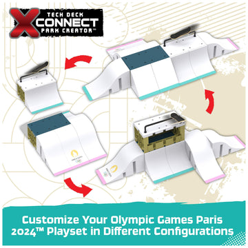 Tech Deck  Aurelien Girauds Olympic Games Paris 2024 Ramp Customizable X-Connect Park Creator Playset & limited availability Fingerboard  Kids Toy for Ages 6+