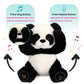 Cuteoy Peek A Boo Panda Bear Plush Toy Interactive Electric Stuffed Animal Repeats What You Say Singing Talking Musical Plushies Gifts For Christmas Birthday 11''