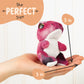 Forest & Twelfth Stuffed T-Rex, Single Mini Stuffed Animal Plush Toy For Kids, Dinosaur Party Favors And Goody Bags, Classroom Treasure Box Prizes, Stocking Stuffers (T-Rex)