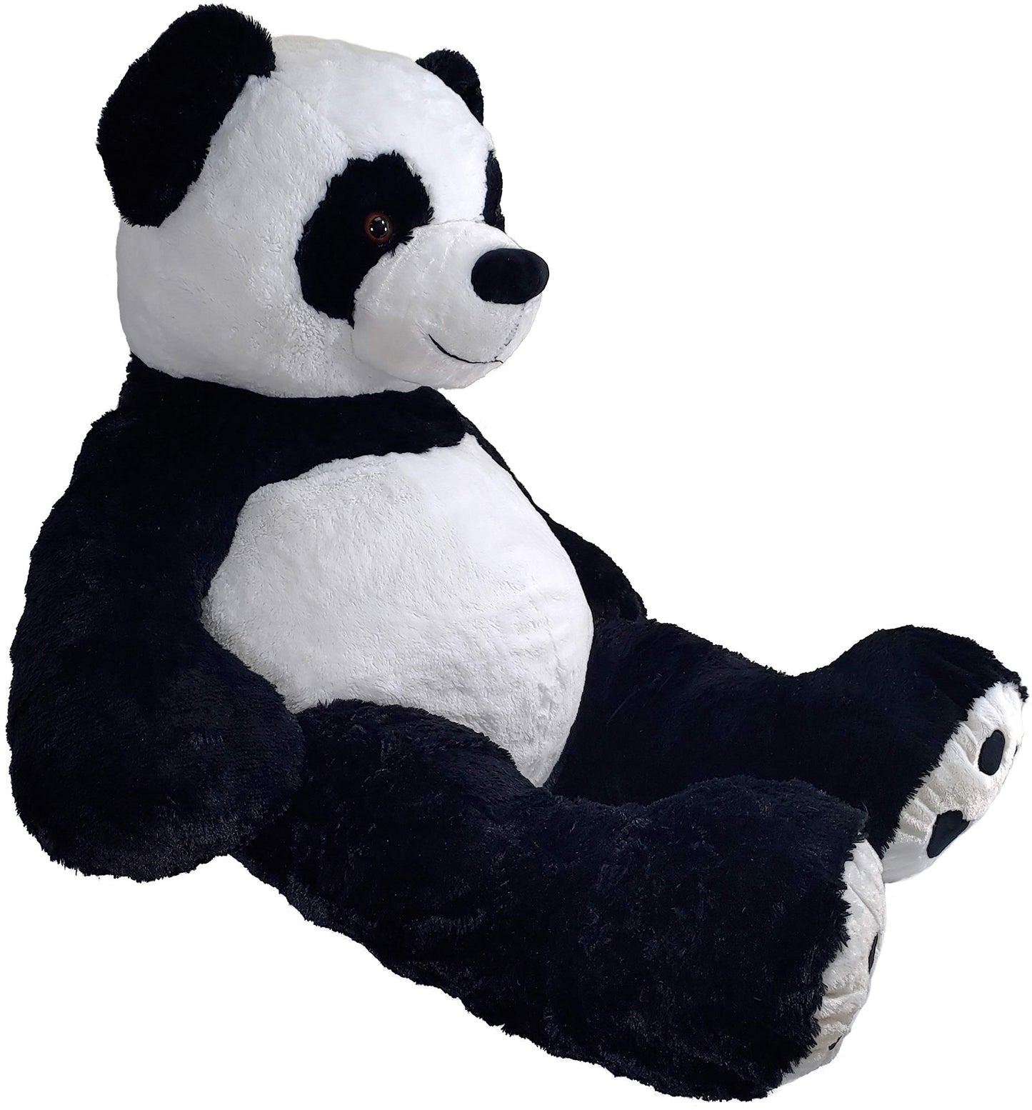 Anico 59' Tall (5 Foot) Giant Plush Bear, Stuffed Animal, Panda Bear With Smiling Face. Premium Stuffed Toy Panda Bear, Perfect For Girlfriend, Kids, Valentine'S Day, Christmas!