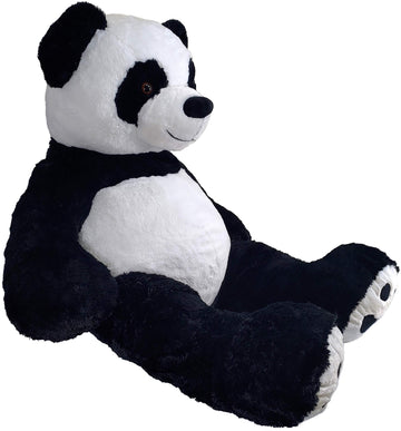 Anico 59' Tall (5 Foot) Giant Plush Bear, Stuffed Animal, Panda Bear With Smiling Face. Premium Stuffed Toy Panda Bear, Perfect For Girlfriend, Kids, Valentine'S Day, Christmas!