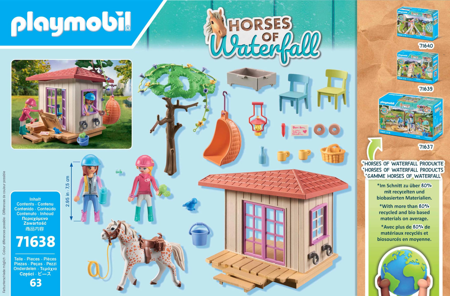 Playmobil 71638 Relaxation Area With Riders - Horses Of Waterfall - Includes Two Characters, A Horse And A Secret Corner For Sup