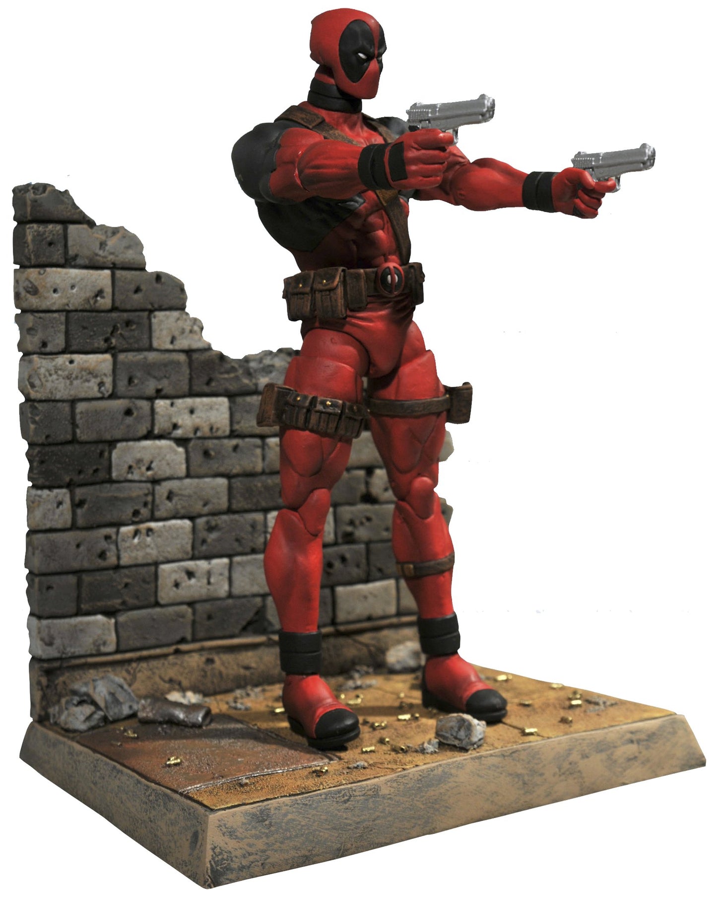 Diamond Select Toys Marvel Select: Deadpool Action Figure,Red,Black,Standard