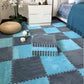 16 Pcs Eva Foam Square Interlocking Plush Carpet Tiles - 12''X12'', 16Sq,Ft Children Exercise Crawling Play Mat Protective Floor
