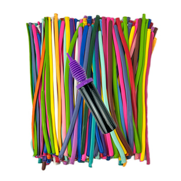 Eblliwsm 100Pcs 260Q Color Latex Twisting Magic Long Balloons Decoration Shopping Mall Activities, Party Decoration, Parent-Chil