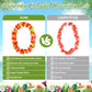 120 Packs Hawaiian Luau Leis Bulk Tropical Hawaii Theme Silk Flower Necklace Summer Beach Party Decorations Birthday Party Favor
