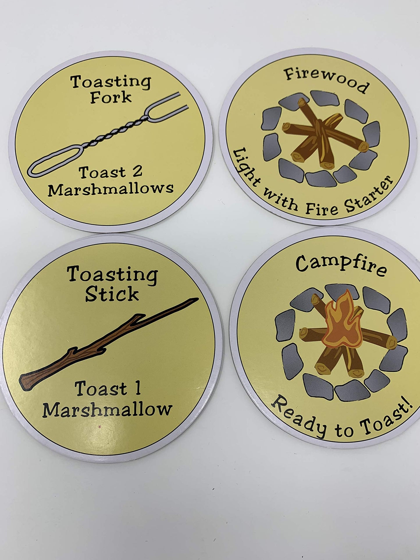 Education Outdoors Toasted or Roasted Card Game - TR1 Model, Resealable, Original Version