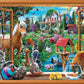 Masterpieces 400 Piece Jigsaw Puzzle For Adults, Family, Or Kids - Peeking Through - 18X24