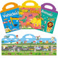 Reusable Stickers Book For Toddlers,Dinosaur, Animal And Vehicle Static Sticker For Kids Activity Books Learning Toys Birthday Christmas Gifts