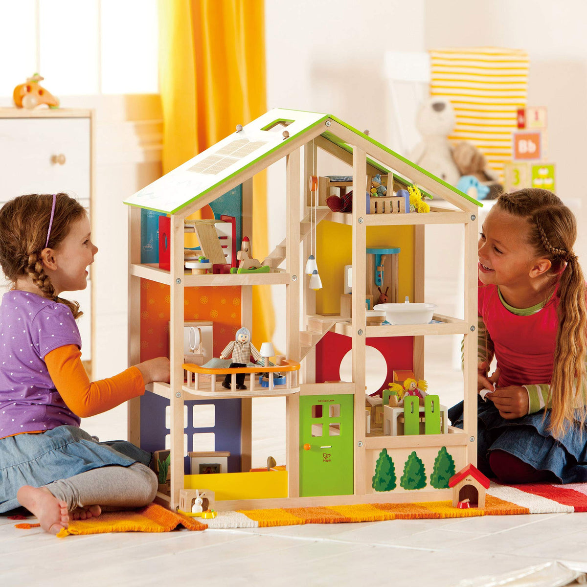 STEM Wooden Role Play Dollhouse