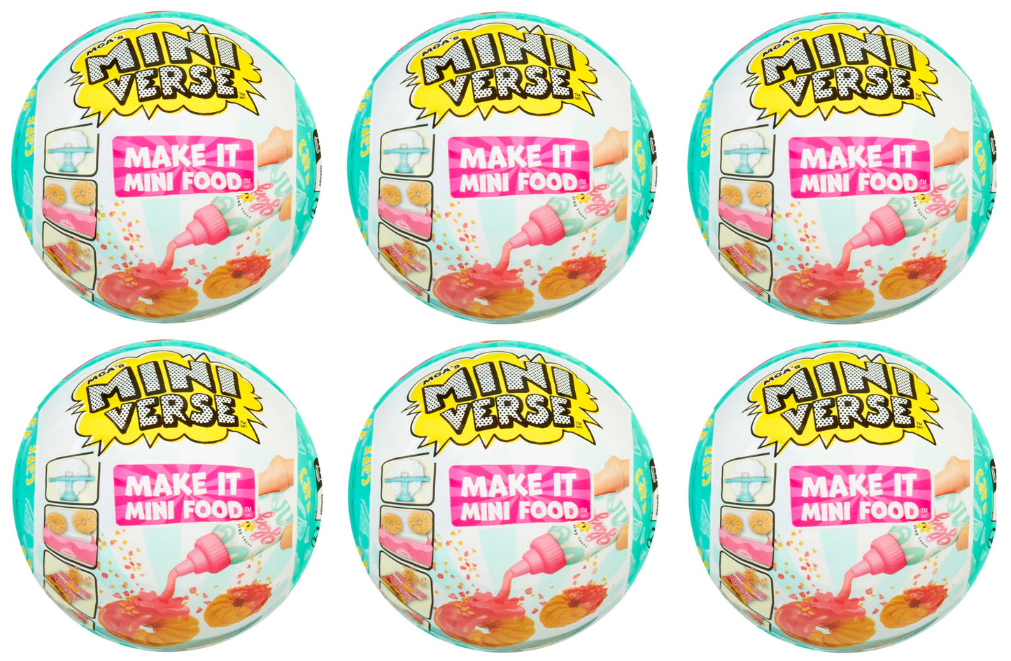 MGAs Miniverse- Make It Mini Foods: Cafe Series 3B 6PK