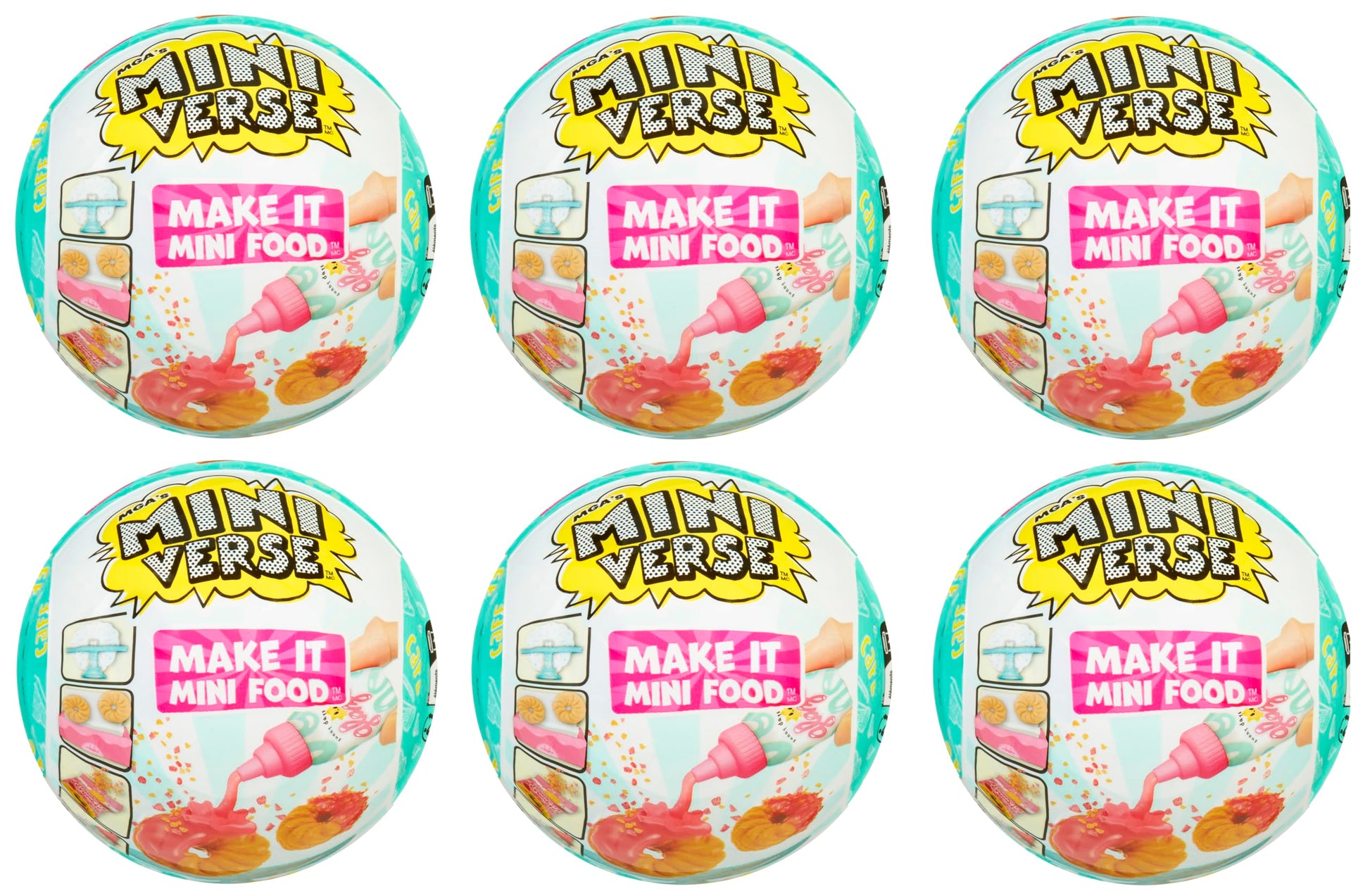 MGAs Miniverse- Make It Mini Foods: Cafe Series 3B 6PK