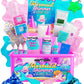 Original Stationery Mermaid Shimmer Slime Kit For Girls, Mythical Slime Pack To Make Shimmery Glow In The Dark Slime, Fun Xmas Mermaid Gifts For Girls