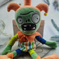 12' Plants And Zombies Jester Plush Zombies Toys Normal Zombies Pvz Plushies 1 2 Stuffed Soft Doll Jester Zombies New