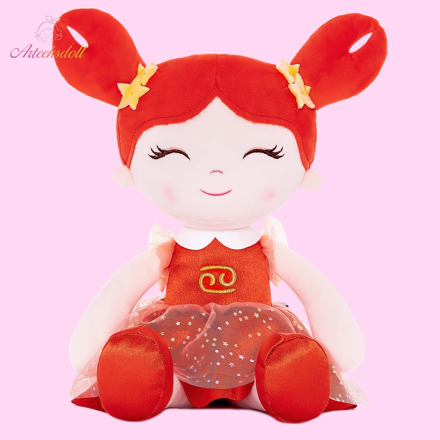 Arteeksdoll Birthday Gifts Baby Girl Gifts Plush Baby Dolls Constellations Cancer Doll Birthday Gift 17 Inches Canceri